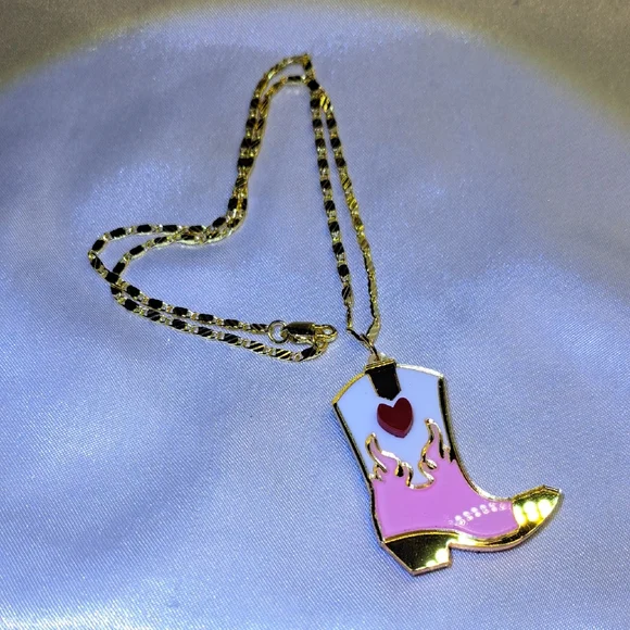 Cowgirl Kicker Necklace - Picture 1 of 6